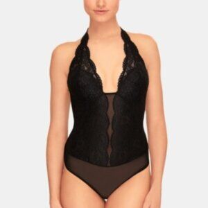 NWT Elegant Black Lace Shapewear Bodysuit